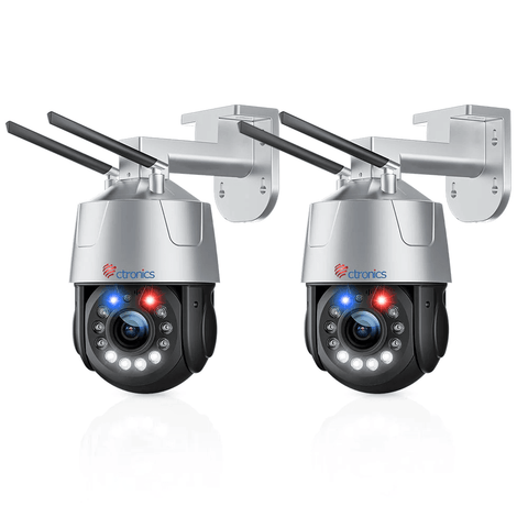 Ctronics 30X Zoom Optique 5MP Caméra Surveillance WiFi Exterieure Caméra IP WiFi PTZ 50m Couleur Vision Nocturne - fr.ctronics