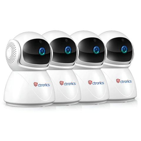 5MP PTZ Telecamera Wifi Interno con Rilevamento Umano/Movimento Visione Notturna IR