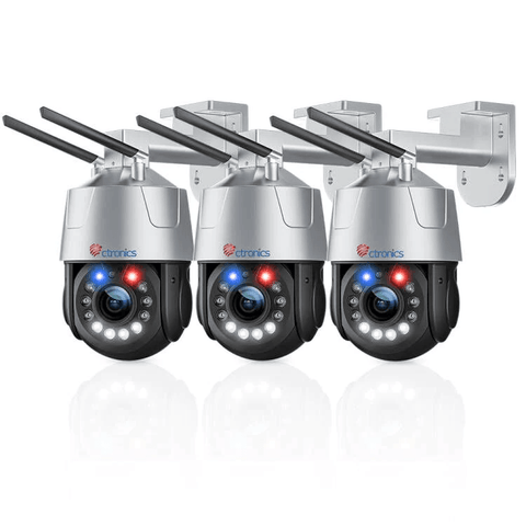 Ctronics 30X Zoom Optique 5MP Caméra Surveillance WiFi Exterieure Caméra IP WiFi PTZ 50m Couleur Vision Nocturne - fr.ctronics