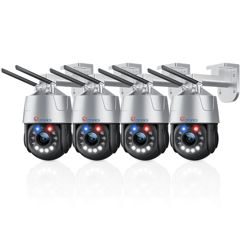 Ctronics 30X Zoom Optique 5MP Caméra Surveillance WiFi Exterieure Caméra IP WiFi PTZ 50m Couleur Vision Nocturne - fr.ctronics
