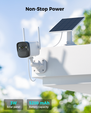 Telecamera di sicurezza intelligente da 2 MP con visione notturna e rilevamento corporeo