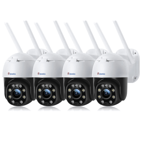 5MP Caméra de Surveillance WiFi Extérieure Ctronics Caméra Vision Nocturne Couleur 25M Détection Humaine Suivi Auto - fr.ctronics