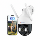 Caméra de Surveillance WiFi 4K 8MP Ctronics