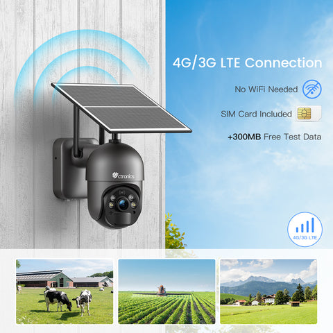 MUBVIEW 4G LTE Telecamere Senza Fili da Esterno con SIM Scheda, 2K MUBVIEW 4G LTE Telecamere Senza Fili da Esterno con SIM Scheda, 2K