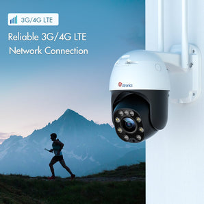 4G Security Camera with wireless and colored night vision - Ctronics